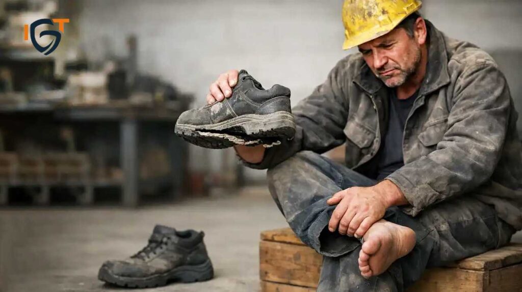 دلایل خرابی کفش ایمنی